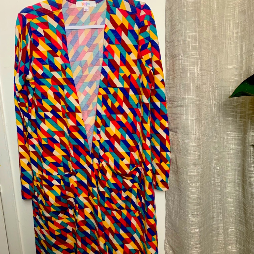 LulaRoe multicolored long duster